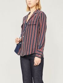 Striped crepe shirt at Selfridges