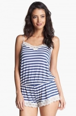 Striped maritime romper by Eberjey at Nordstrom