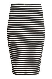 Striped pencil skirt at H&M