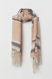 Striped scarf at H&M