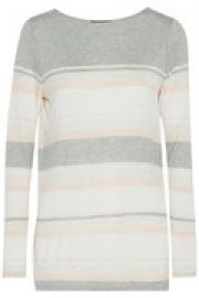 Striped stretch-jersey T-shirt at The Outnet