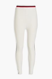 Striped stretch leggings at The Outnet