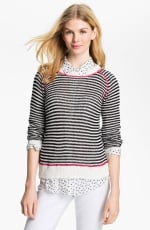 Striped sweater with neon at Nordstrom at Nordstrom