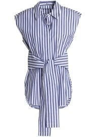 Striped tie shirt at The Outnet