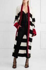 Striped wool and cashmere-blend cardigan at Net A Porter