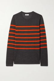 Striped wool sweater at Net a Porter