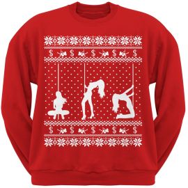 Stripper Silhoutte christmas Sweater by Old Glory at Old Glory