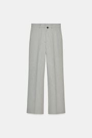 Structured Flare Pants Zw Collection at Zara