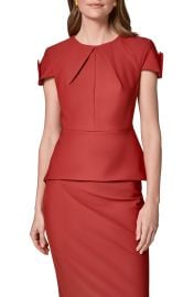 Structured Peplum Top at Nordstrom