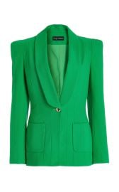 Structured Stretch-Wool Blazer By Sergio Hudson at Moda Operandi