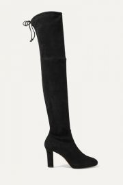 Stuart Weitzman - Ledyland suede over-the-knee boots at Net A Porter