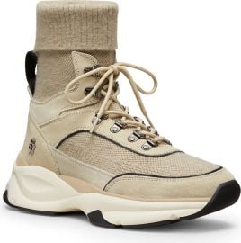 Stuart Weitzman Hiker Leather High Top Sneakers at Nordstrom