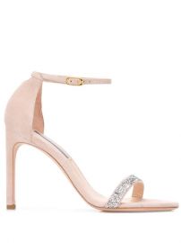 Stuart Weitzman Nudist Song Suede Sandals - Farfetch at Farfetch