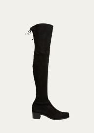 Stuart Weitzman Tieland Suede Over-The-Knee Boots - at Bergdorf Goodman