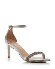 Stuart Weitzman Womens Nudist Curve Braided Sandals   Bloomingdales at Bloomingdales