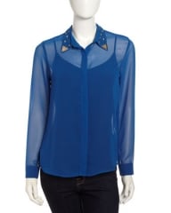 Stud collar shirt by Romeo and Juliet at Last Call