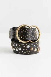 Studded Double O-Ring Belt at Urban Outfitters