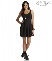 Studded Ponte Dress at Aeropostale