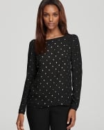 Studded blouse by Vince Camuto at Bloomingdales