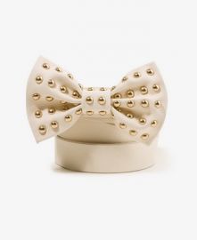 Studded bow waist belt at Forever 21