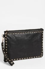 Studded faux leather clutch by Expressions at Nordstrom