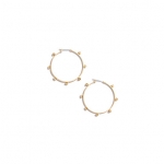 Studded hoop earrings at Madewell