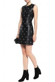 Studded leather mini dress by Alexander Wang at The Outnet