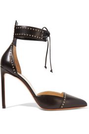 Studded leather pumps Francesco Russo at Net A Porter