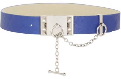 Studded toggle belt at Bcbg