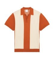 Students Golf Browne Knit Polo Sweater In Oak at Revolve