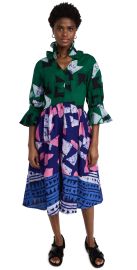 Studio 189 Multicolor Geo and Masquerade Tiered Midi Dress at Shopbop