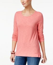 Style   Co High-Low Long-Sleeve T-Shirt  Created for Macy s at Macys