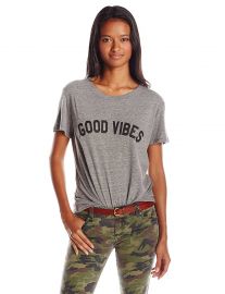 Sub Urban RIOT Juniors Good Vibes Loose Fit Graphic Tee at Amazon