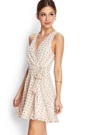 Subtle Floral Wrap Dress at Forever 21