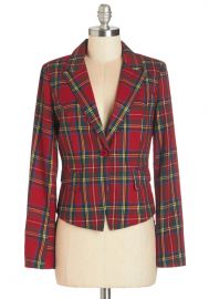 Such a Self-Starter Blazer in Red at ModCloth