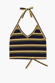 Sue Crop Top in Cotton Knit at Giuliva