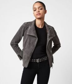 Suede Ellis Jacket by All Saints at All Saints