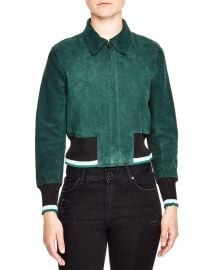 Suede Jacket by Sandro at Bloomingdales