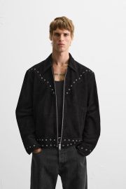 Suede Leather Jacket at Zara