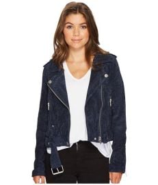 Suede Moto Jacket at Blank NYC