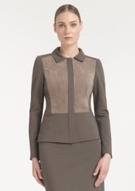 Suede Panel Jacket at Lafayette 148 NY