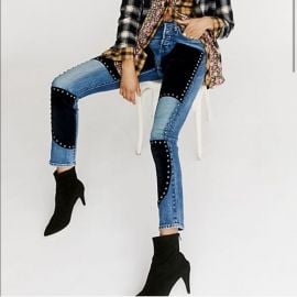 Suede Studded 501 by Free people x Levi at Free People