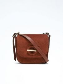  Suede Toggle Saddle Bag at Banana Republic