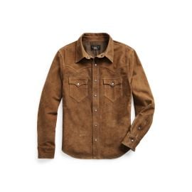Suede Western Shirt Jacket Ralph Lauren at Ralph Lauren
