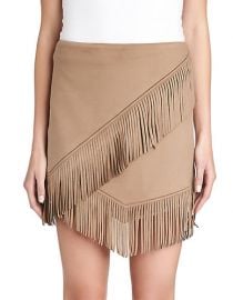 Suede fringe mini skirt by 1 State at Lord & Taylor