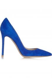 Suede pumps at Net A Porter