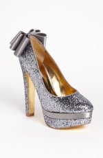 Sugars glittery bow shoes at Nordstrom