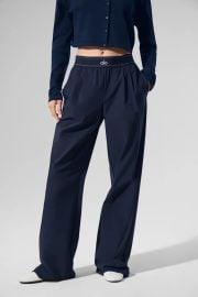 Suit Up Trouser (Long) - Navy at Alo Yoga