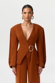 Suited Belted Ring Blazer Naked Wardrobe at Naked Wardrobe