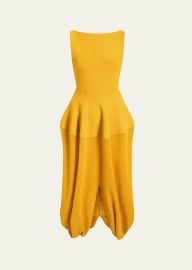 Sukki Sleeveless Draped Cocoon Midi Dress at Bergdorf Goodman